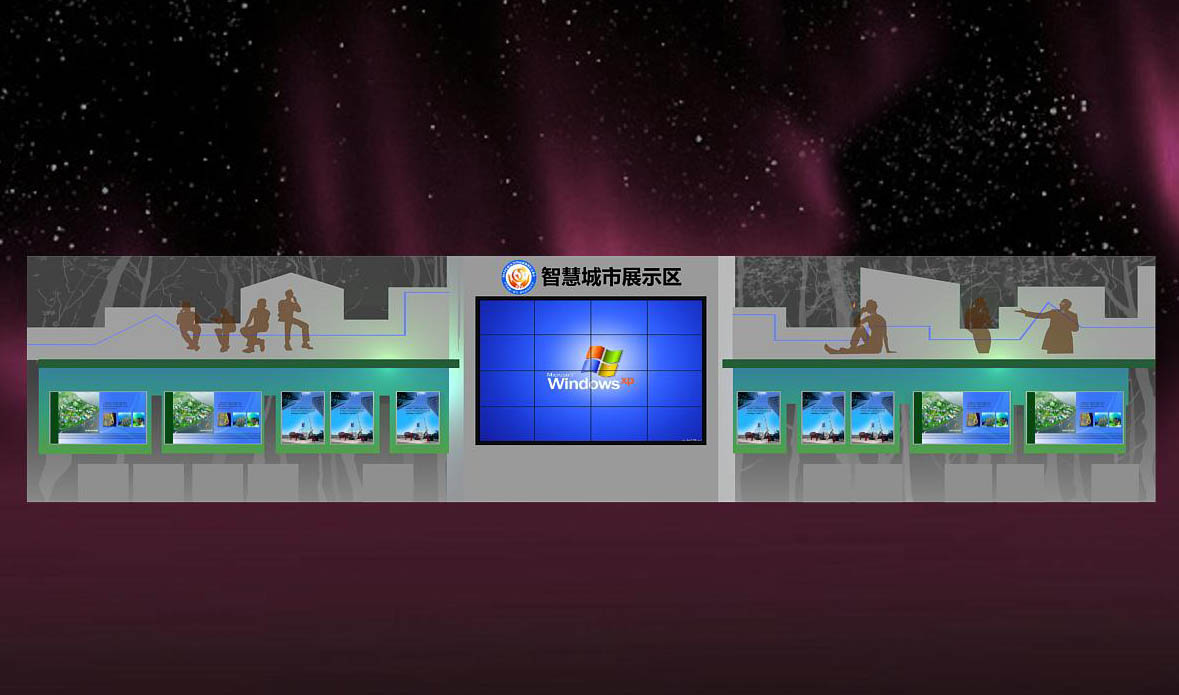 2013�ƽ����ǻ۶���չ����������LED��Ч��ͼ